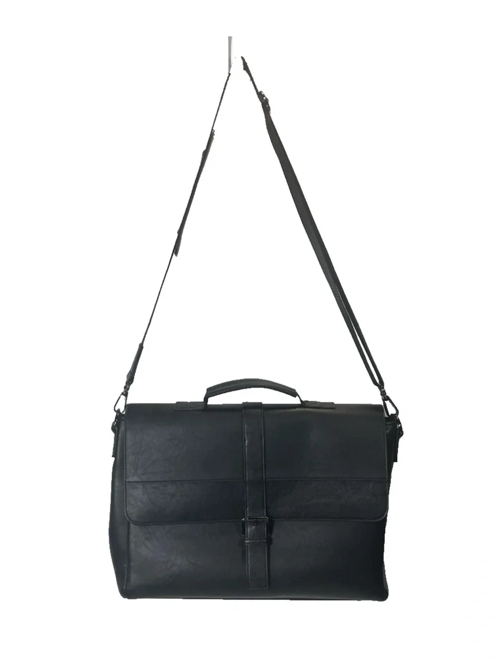 ALDO Black Messenger Bag Men Adjustable Crossbody Strap